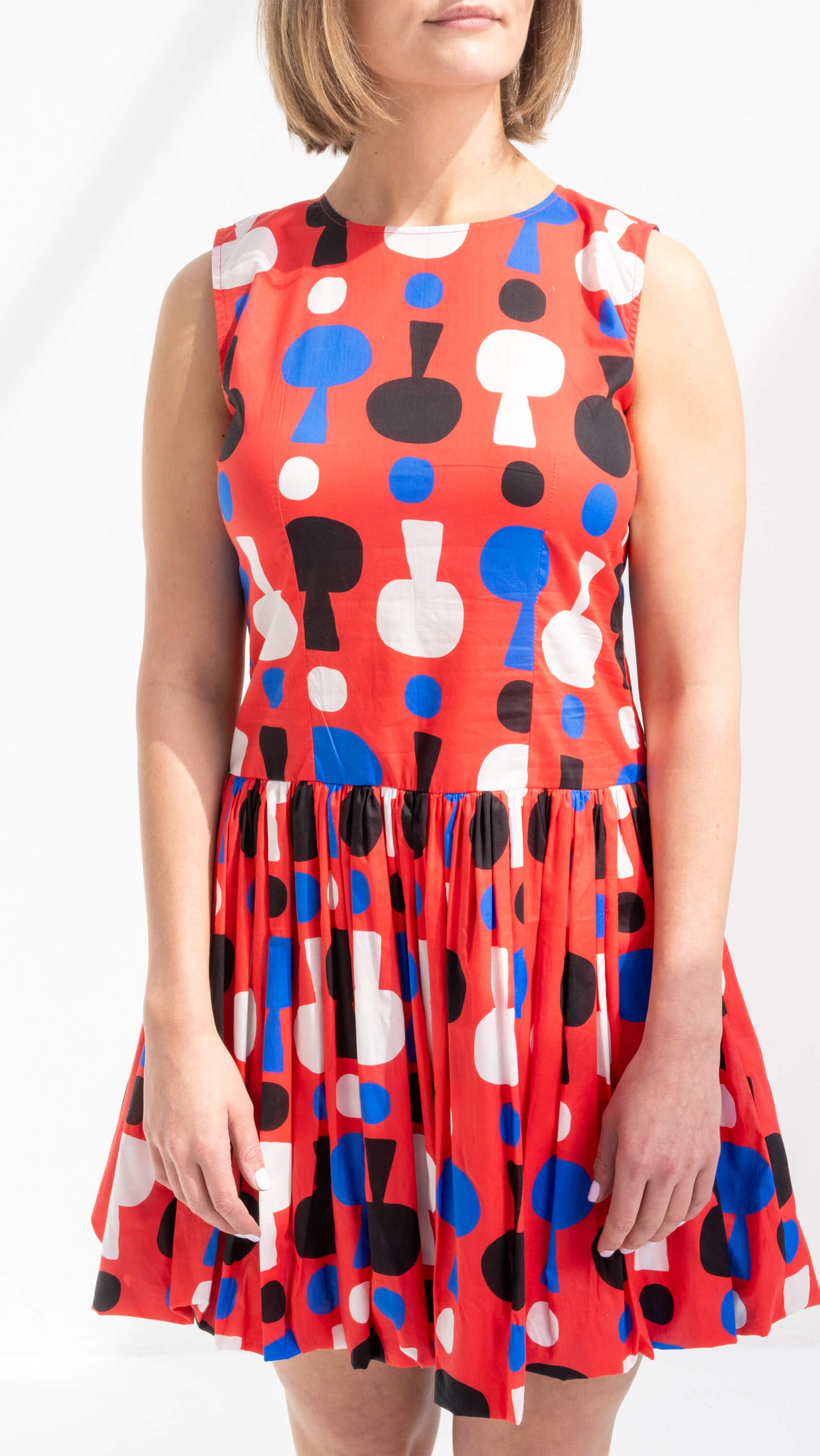 Mosaic Short Balloon Dress
