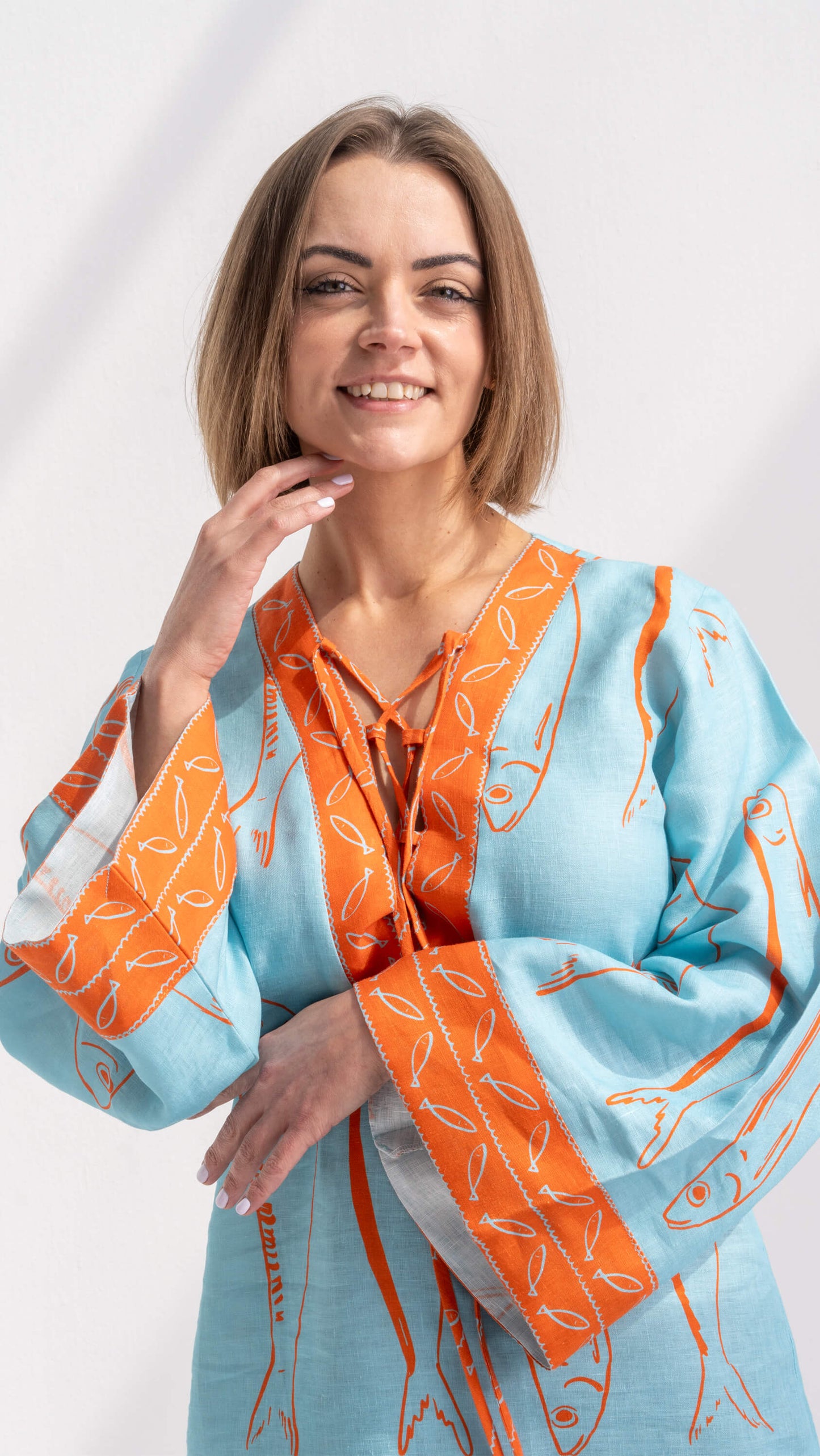 Sardine Swish Short Tunic Dress