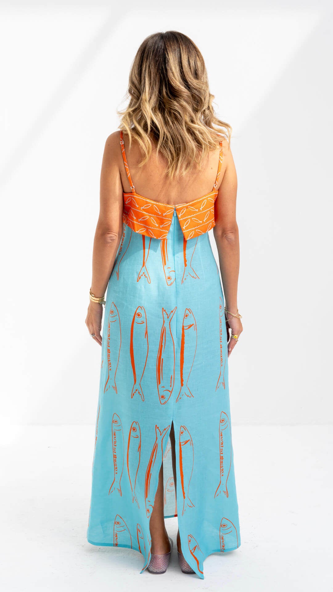 Sardine Swish Long Dress