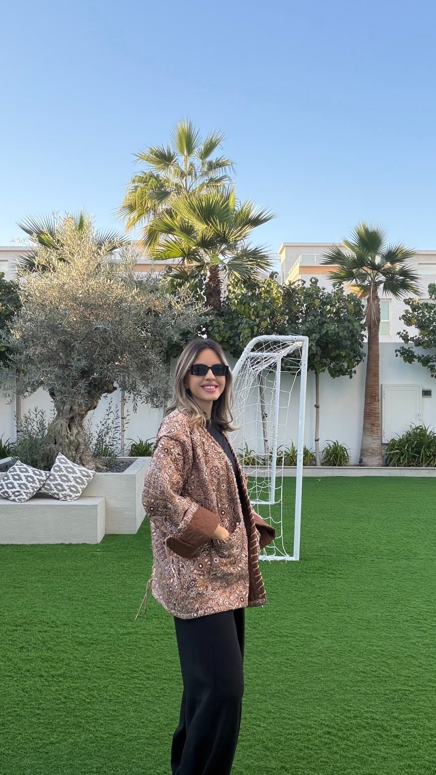 Macchiato Bandana Print Jacket