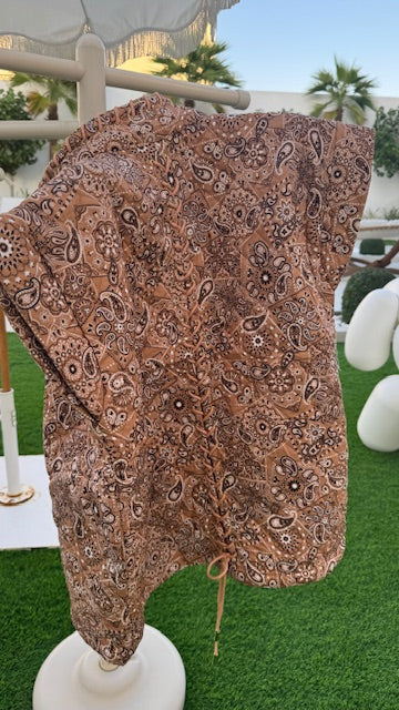 Macchiato Bandana Print Vest