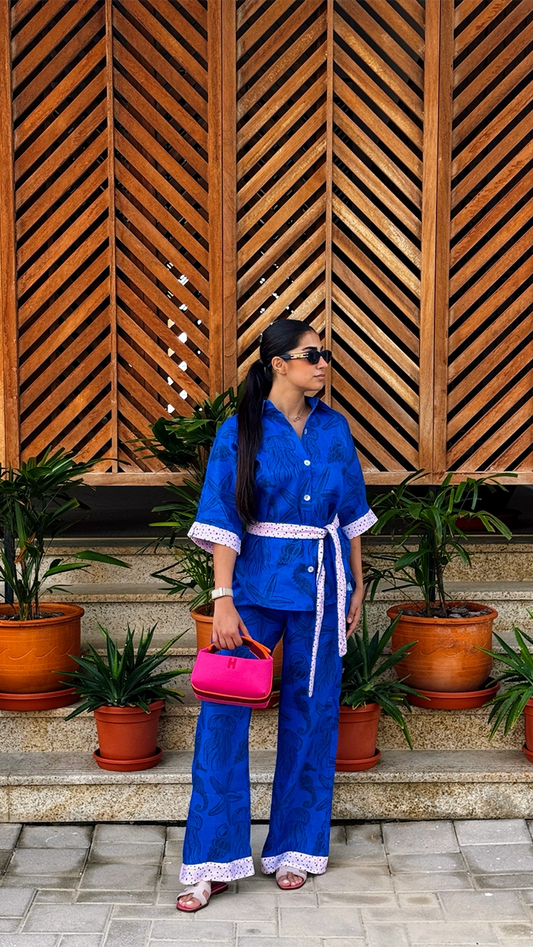 Riviera Blues Shirt & Pants set