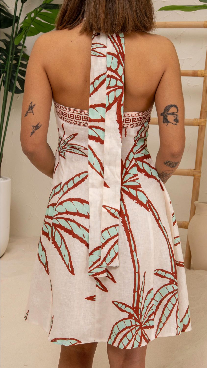 Palm Riviera Dress