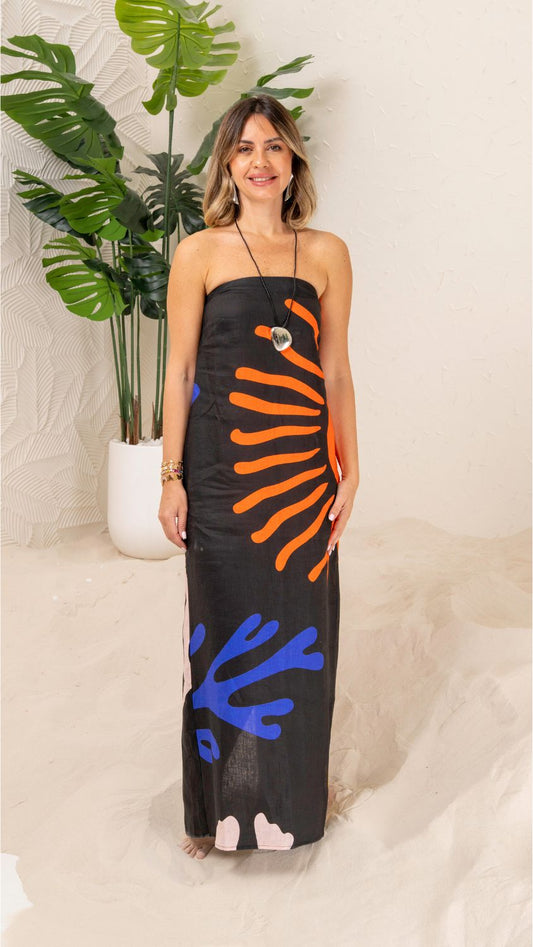 Dark Sol Strapless Dress