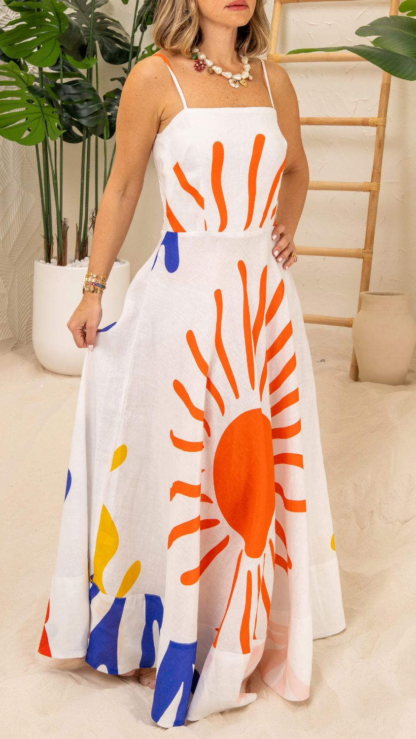 Heart of the Sun Flowy Dress