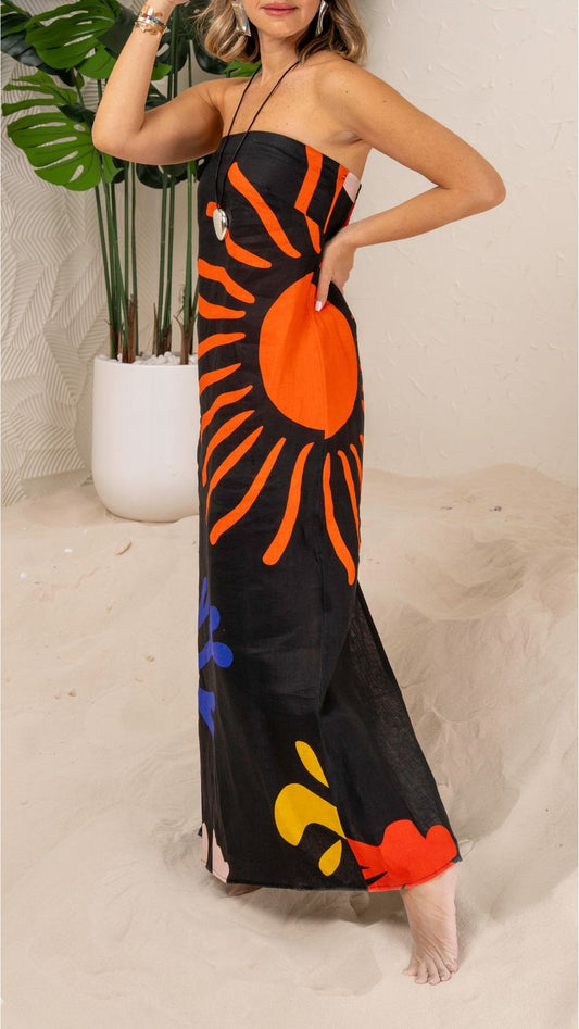 Dark Sol Strapless Dress