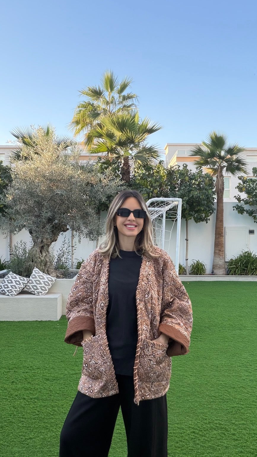 Macchiato Bandana Print Jacket