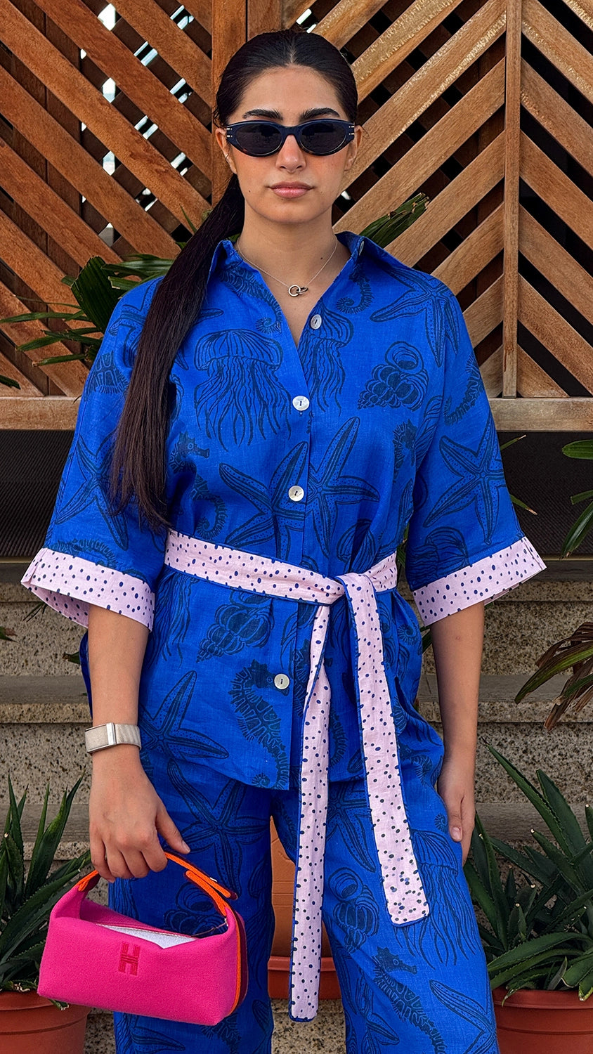 Riviera Blues Shirt & Pants set