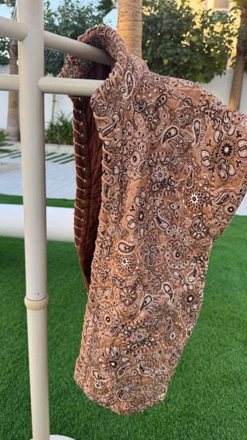 Macchiato Bandana Print Vest