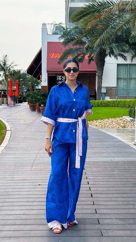 Riviera Blues Shirt & Pants set